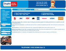 Tablet Screenshot of duplosupplies.com